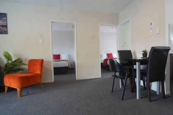2-Bedroom Family Unit lounge and dining
